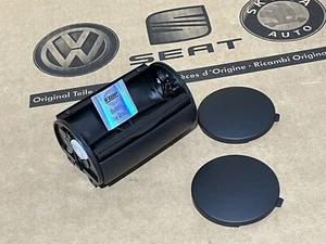 VW Golf MK4 Bora Rear Centre Console Ashtray with End Caps Satin Black New OEM - Picture 1 of 5