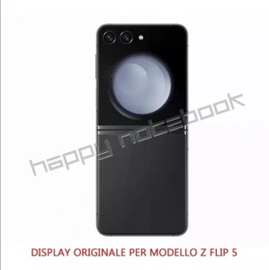 DISPLAY SAMSUNG ORIGINALE F731 NERO Z FLIP 5 OUTER 5G 2023 TOUCH LCD GH97-29135A - Imagen 1 de 1