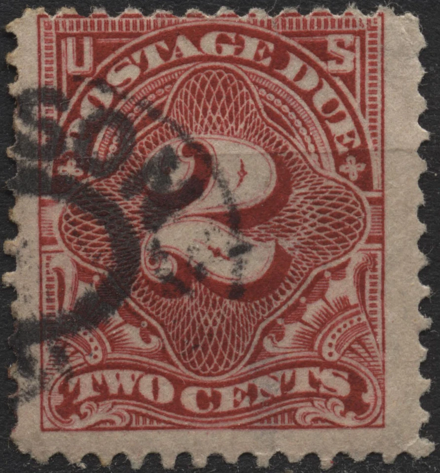 USA 1910 J46 2c deep claret perf 12 wmk 190 used  - Image 1 of 1