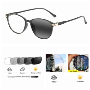 Men Women's Transition Photochromic Ultra Light Reading Glass Sun Reader +1.0~+6 - Picture 1 of 12