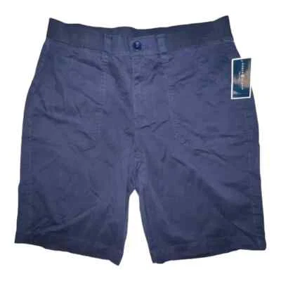 Karen Scott Womens Utility Shorts Intrepid Blue 8 Petite NWT - Image 1 of 4