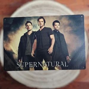 🍀 Blechschild Metallschild Serie Supernatural Sam Und Dean Winchester Tin Sign - Bild 1 von 2
