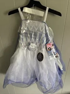 Disguise Disney Frozen Snow Queen Elsa Halloween Costume Girls Size S (4-6X) - Picture 1 of 5