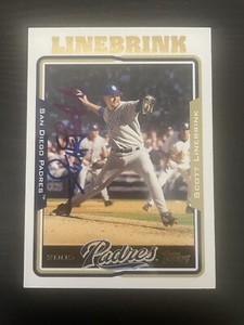 2005 Topps #629 Scott Linebrink San Diego Padres Signed Card Autographed