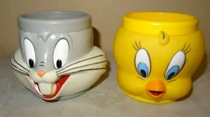 Warner Bros Bugs Bunny Tweety Bird G B Des Mug 1992 Promotional Partners - Picture 1 of 6