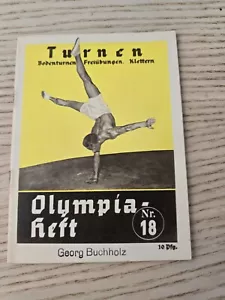 1936 Olympics Olympia PRE WW2 Genuine Germany German Booklet Gymanstics - Picture 1 of 16