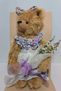 SEHR SELTENER NAGELNEUER Annette Funicello Mohair Bär "Gänseblümchen" A-675 - Bild 1 von 6