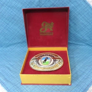 NSSHA World Grand Champion 2007 Trophy Belt Buckle IOB Gist Silversmiths .QRT232 - Picture 1 of 17