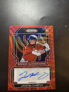 2022 PANINI PRIZM JAKE MCCARTHY AUTOGRAGH SP #/75 ROOKIE. Baseball - Picture 1 of 2