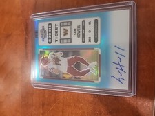 2022 Panini Contenders Optic  Sam Howell On Card Auto Teal  56/99