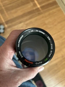 🔥 Five Star 52mm MC Auto Macro Zoom 75-200mm f/4.5 Japanese Lens 🔥 - Picture 1 of 6