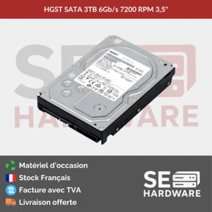 HDD Disque dur SATA 3 TB - Grade Datacenter/Enterprise - Occasion - Afbeelding 1 van 2