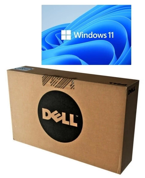 NEW DELL 15.6" 2.40GHz A6 4-CORE 8GB RAM 256GB SSD DVD-RW WINDOWS 11 PRO - Image 1 of 4