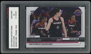 Tarjeta de novato Caitlin Clark 2024 Panini instantánea WNBA 1er grado 10 All-Star #162 - Imagen 1 de 2
