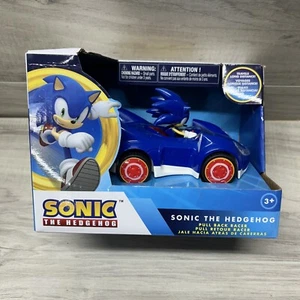  Sonic the Hedgehog Movie Toys SEGA Racing Pull Back Birthday Gift New Authentic - Picture 1 of 2