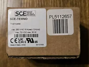 SCE Saginaw Control & Engineering SCE-TEMNO Thermostat New In Box - Picture 1 of 2