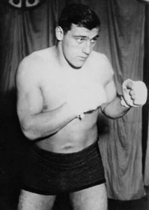 Italian Boxer Primo Carnera training before his fight against Paol- Old Photo - Picture 1 of 1