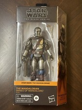 Star Wars The Black Series - Action Figure The Mandalorian (Mines Of Mandalore) 15 Cm, Con Spada Nera E Blaster, Per Collezionisti