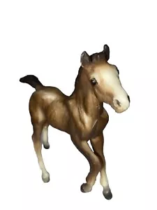 Cavallo a coda dritta vintage raro Breyer Molding Co Western da corsa - Foto 1 di 4