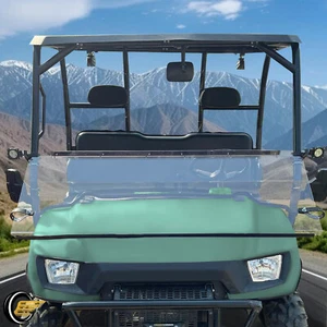 Folding Full Windshield For Polaris Ranger 500 4x4/Ranger Crew 700/Ranger XP 700 - Picture 1 of 13