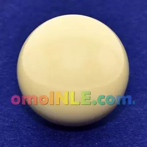 PALLA DA BILIARDO PALLA BIANCA PER ODUDUWA IMITAZIONE AVORIO LIKE - Foto 1 di 3