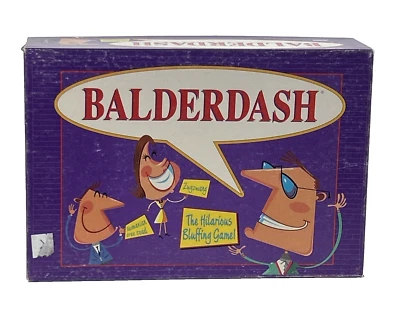 Balderdash Vintage 1995 Board Game Hilarious Bluffing Parker Bothers - Complete - Image 1 of 4