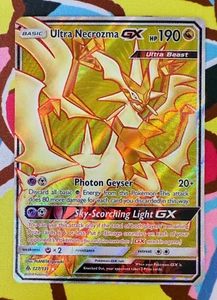 ULTRA NECROZMA GX 127/131 FORBIDDEN LIGHT LP - Picture 1 of 4