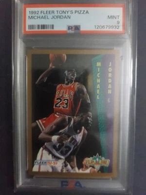 1992-93 Fleer Tony's Pizza Michael Jordan PSA 9  - Image 1 of 2