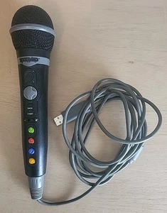 Official Rock Band Mic Mad Catz Microphone Integrated Controller Xbox 360 UNTEST - Picture 1 of 6