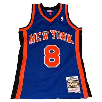CAMISETA MITCHELL & NESS HARDWOOD CLASSICS LATRELL SPREWELL NEW YORK KNICKS TALLA S Foto 1 de 3