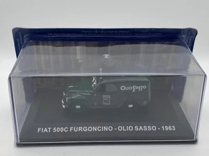 Fiat 500C Furgoncino OLIO SASSO 1963 Ixo altaya 1:43 Diecast furgoneta - Imagen 1 de 1