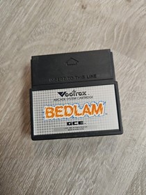 Bedlam (Vectrex, 1982) Cartridge ONLY Authentic Free Shipping
