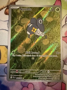 Nymble 096/094 IR Fiamme Fantastiche Pokémon Illustrazione Full Art Raro Come Nuovo - Foto 1 di 2