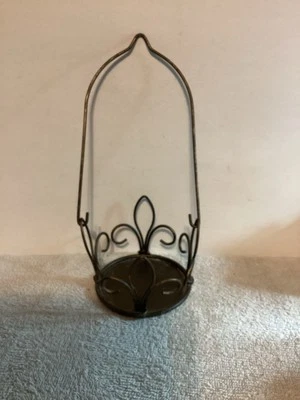 Aplique de pared colgante de hierro forjado negro gancho desmontable  Foto 1 de 3