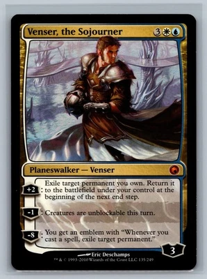 Magic The Gathering Scars of Mirrodin Venser, the Sojourner #135/249 MTG TCG CCG - Image 1 of 2