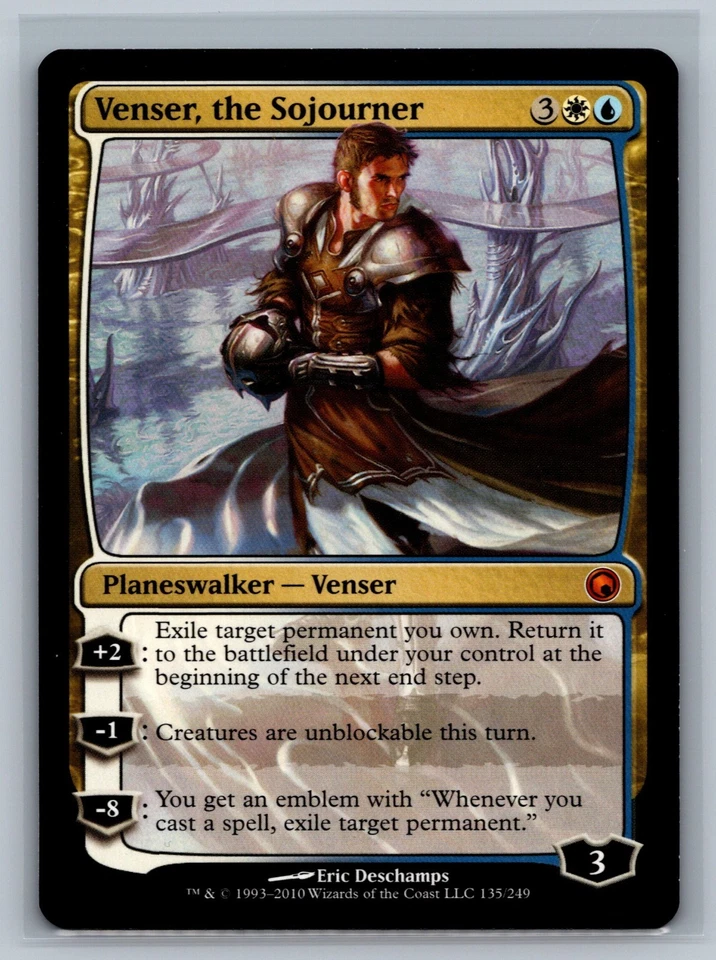 Magic The Gathering Scars of Mirrodin Venser, the Sojourner #135/249 MTG TCG CCG - Image 1 of 2