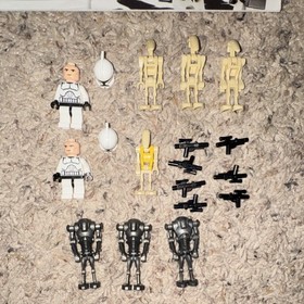 LEGO Star Wars Clone Trooper Lot (Phase 1) and Battle Droid Lot (With Commander)