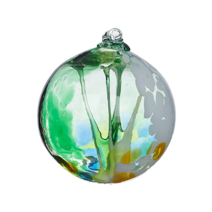 Kitras Art Glass Fairy Orb - Forest 3 Inch Hanging Glass - Image 1 of 1