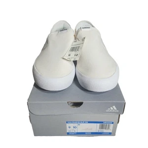 Adidas Vulcraid3r Slipper Herren 9 weiß Skateschuhe HP6555 vegan neu im Karton UVP $ 70 - Bild 1 von 16
