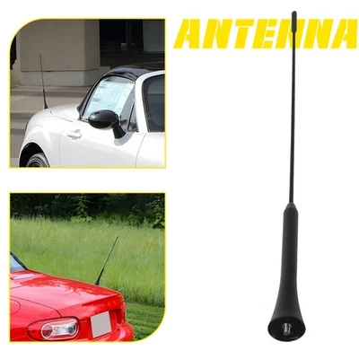 Antena corta coche AM/FM radio señal mástil aéreo para Mazda Miata 2006-2013 negro Foto 1 de 4