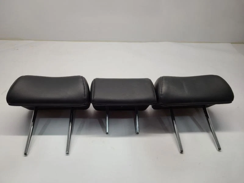 HYUNDAI AZERA 2012-2017 JUEGO DE 3 REPOSACABEZAS TRASERO CUERO NEGRO Foto 1 de 4