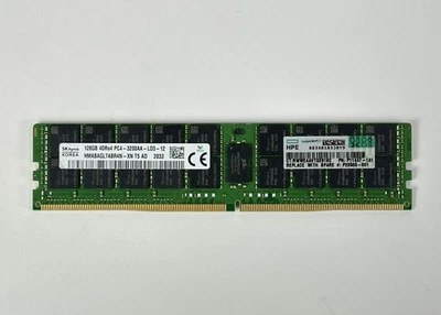 HPE P11447-1A1 1x 128GB 4DRx4 PC4-3200AA-L LRDIMM ECC DDR4 RAM Memory Hynix - Image 1 of 3