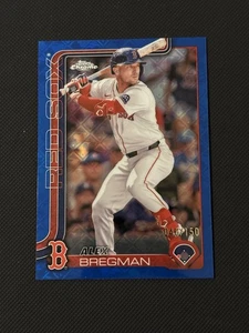 Topps Chrome 2025 - Alex Bregman #247 refractor azul/150 - Imagen 1 de 3