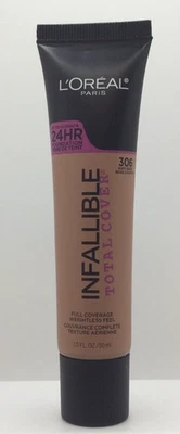 Loreal Paris Infallible Total Cover Foundation, #306 Buff Beige FREE SHIPPING - Image 1 of 2