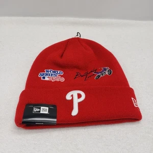 Philadelphia Phillies New Era Red 1980 World Series City Transit Cuffed Knit Hat - Picture 1 of 2