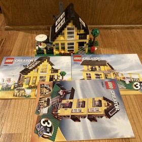 LEGO 4996 Creator 3n1 Beach House Complete w/ All 3 Manuals; No Box