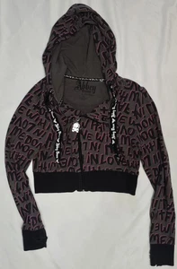 Abbey Dawn By Avril Lavigne Punk Rebel Cropped Hoodie Size XLarge Juniors - Picture 1 of 6