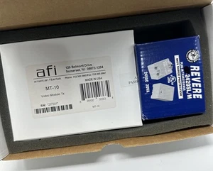 NEW American FiberTek AFI MT-10 1CH Video, Multi Mode TX, ST Connector + Power - Picture 1 of 2