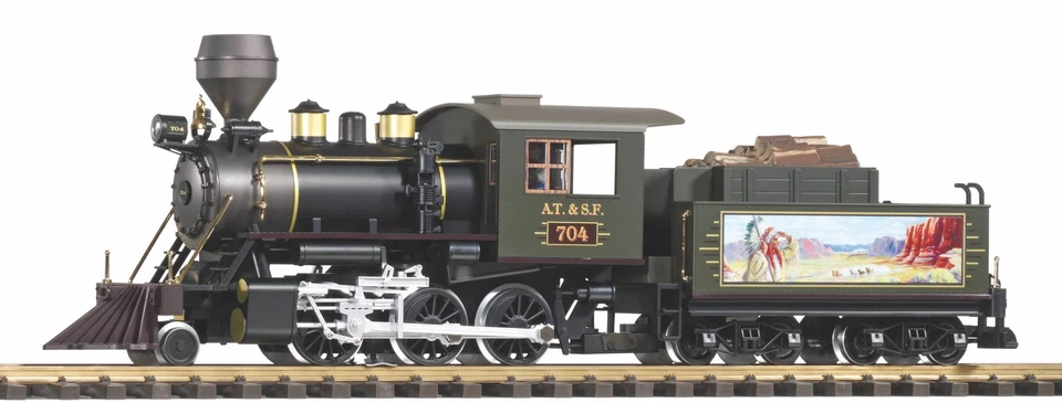 Piko 38233 G Santa Fe Mogul 2-6-0 Steam Locomotive with Sound #704 - Image 1 of 1