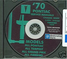 Pontiac GTO 1970/FIREBIRD SHOP/CUERPO MANUAL EN CD Foto 1 de 1